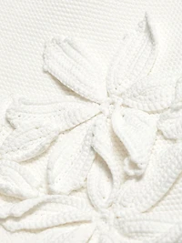 Deedra Floral Appliqué Minidress