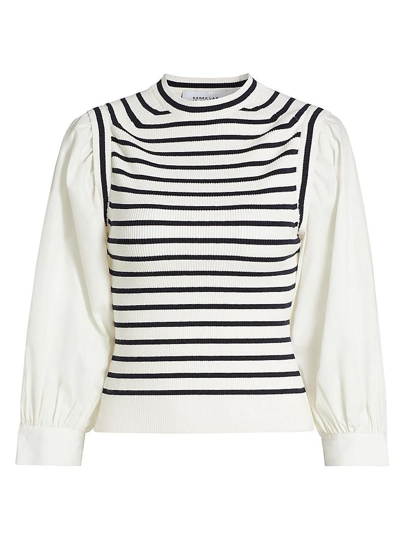 Tirza Mixed-Media Sweater