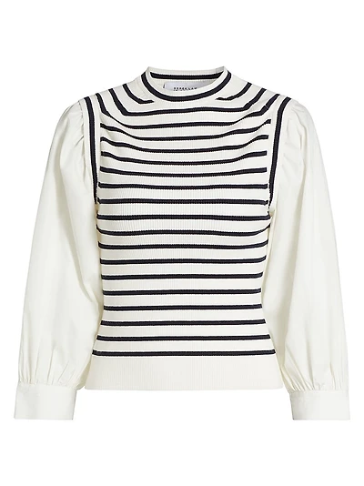 Tirza Mixed-Media Sweater