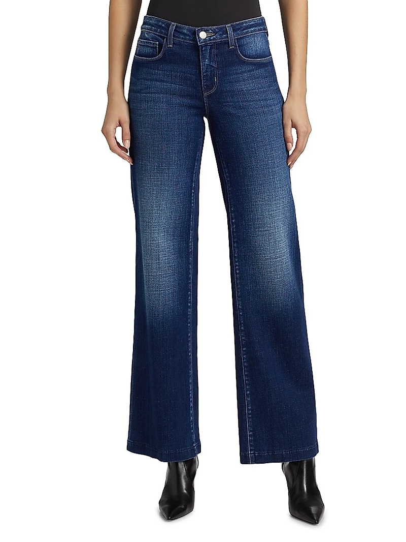 Joanne Low-Rise Wide-Leg Jeans