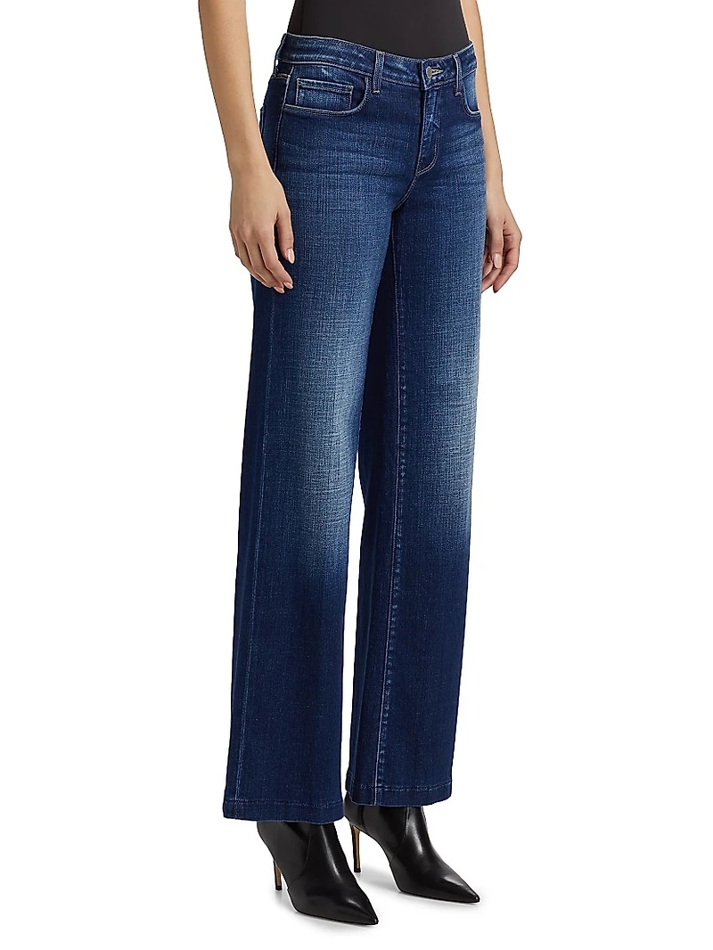 Joanne Low-Rise Wide-Leg Jeans