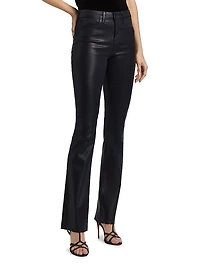 Ruth Coated High-Rise Straight Jeans
