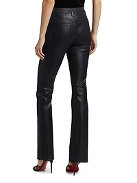 Ruth Coated High-Rise Straight Jeans