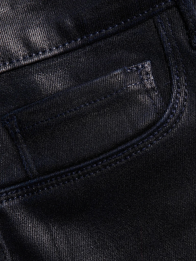 Ruth Coated High-Rise Straight Jeans