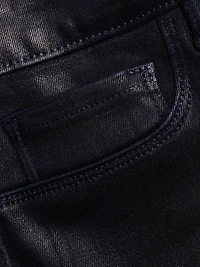 Ruth Coated High-Rise Straight Jeans