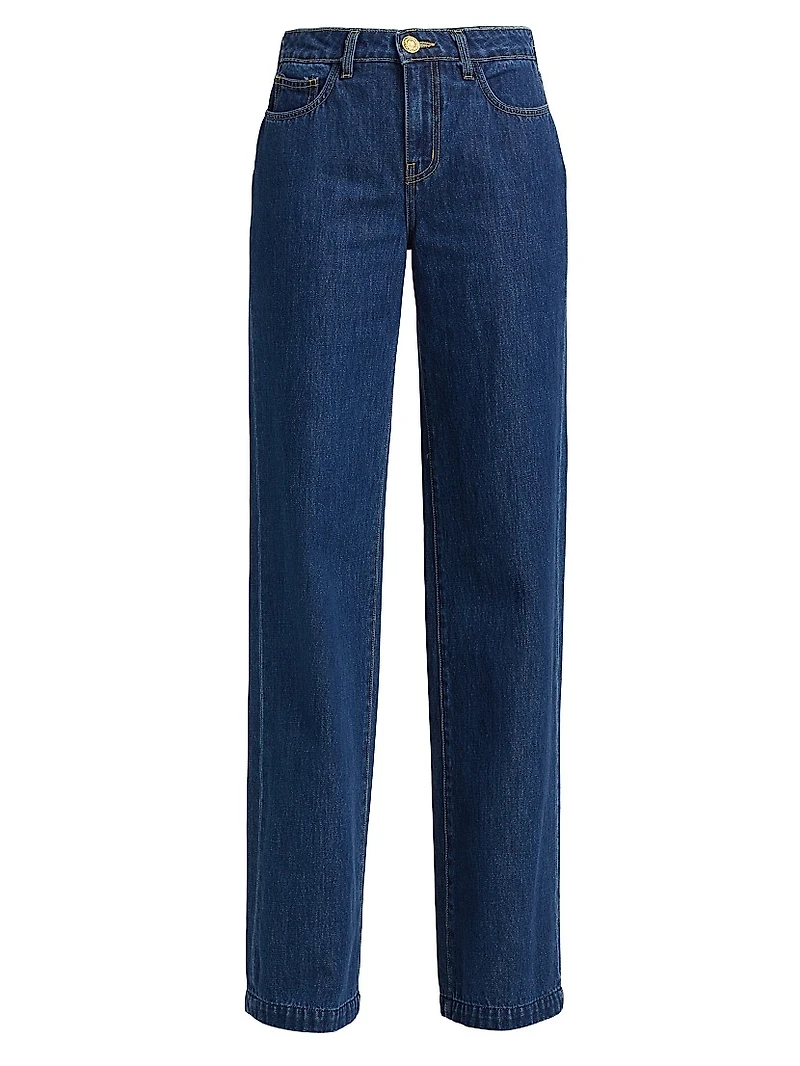 Clayton High-Rise Wide-Leg Jeans