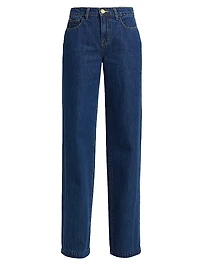 Clayton High-Rise Wide-Leg Jeans