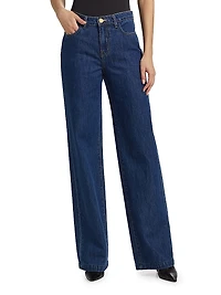 Clayton High-Rise Wide-Leg Jeans