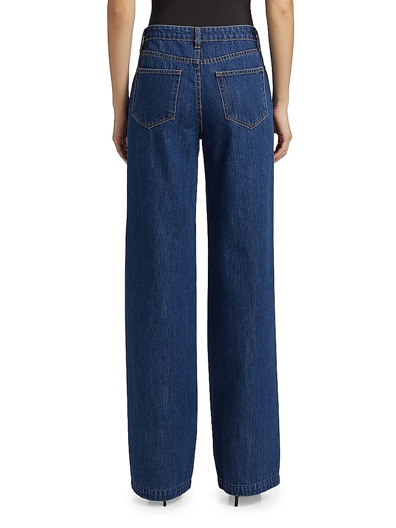 Clayton High-Rise Wide-Leg Jeans