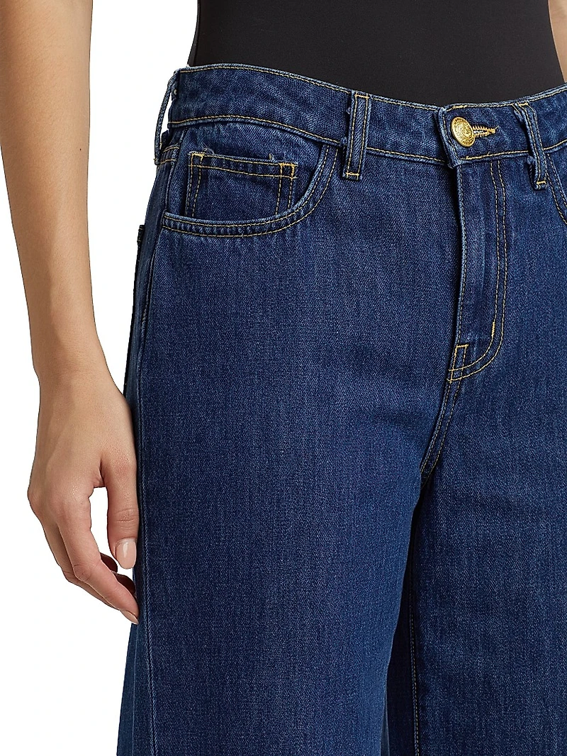 Clayton High-Rise Wide-Leg Jeans