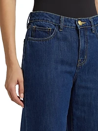 Clayton High-Rise Wide-Leg Jeans