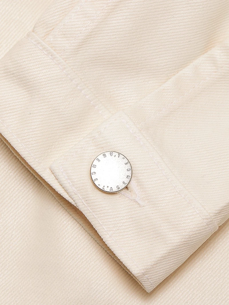 Koda Coated Denim Crop Jacket