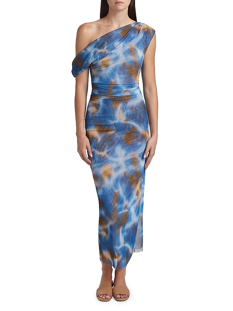 Drew Off-The-Shoulder Midi-Dress