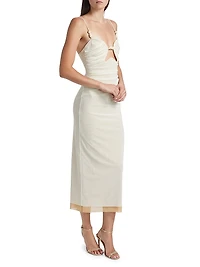 Siobhan Beaded Midi-Dress