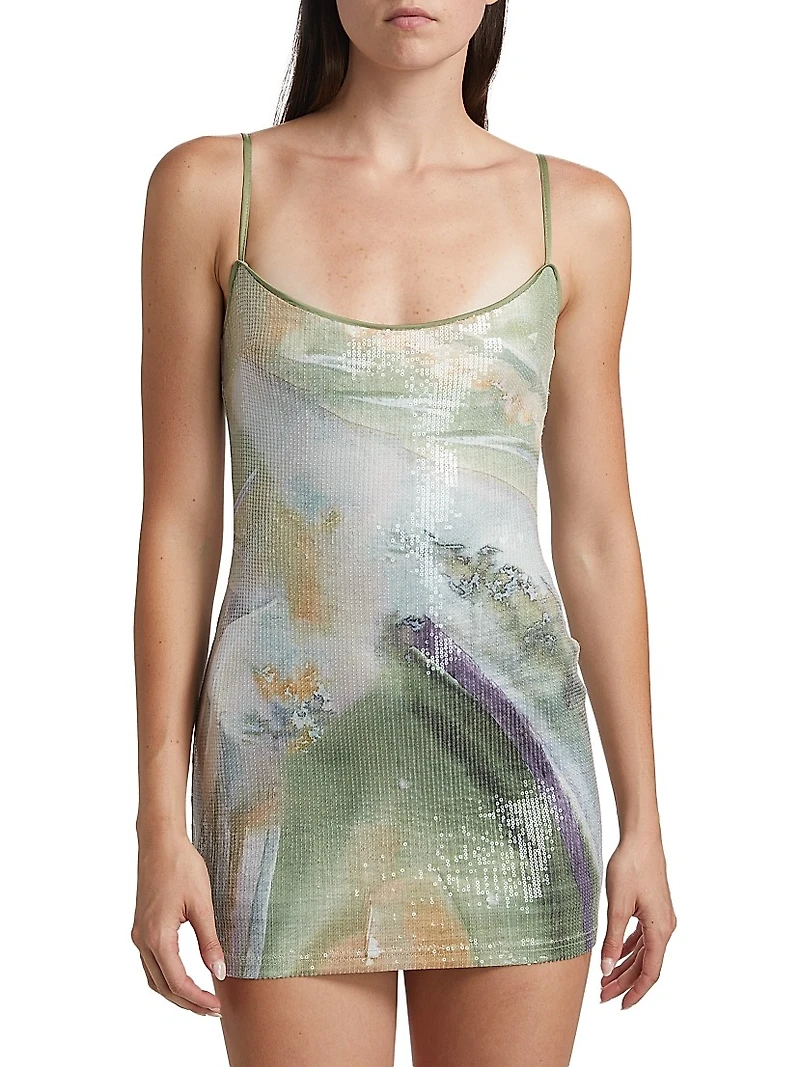 Lucinda Sequined Minidress