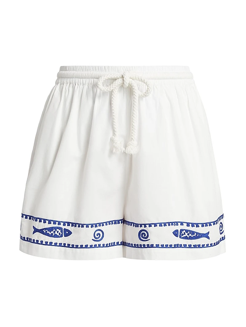 Annette Embroidered Shorts