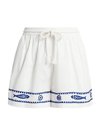 Annette Embroidered Shorts