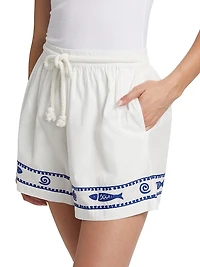 Annette Embroidered Shorts