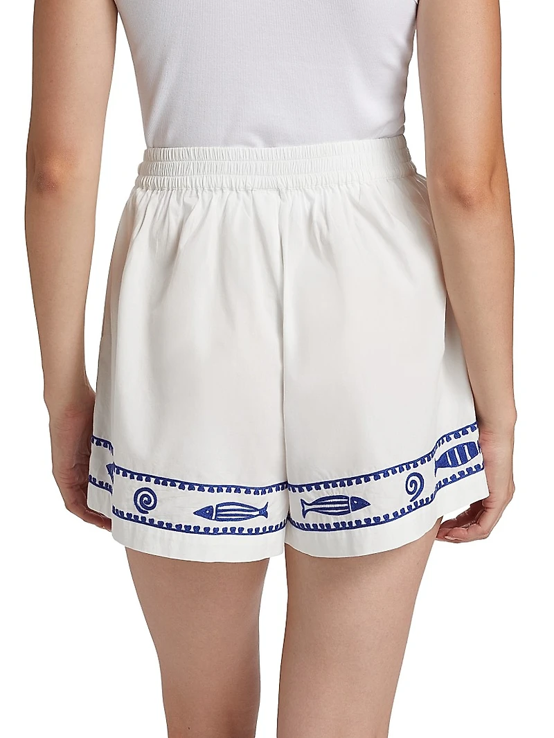 Annette Embroidered Shorts