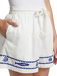 Annette Embroidered Shorts