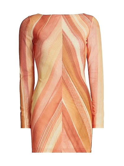 Mattie Striped Minidress