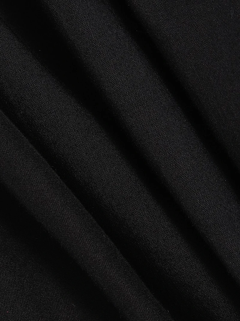 Little Joe Pleated Cotton Crop Shirt