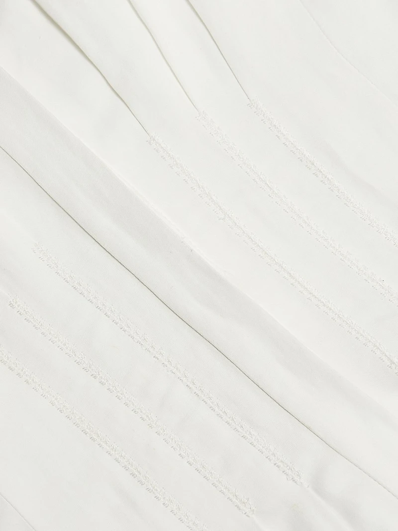 Main Street After Midnight Pleated Maxi Shirtdress