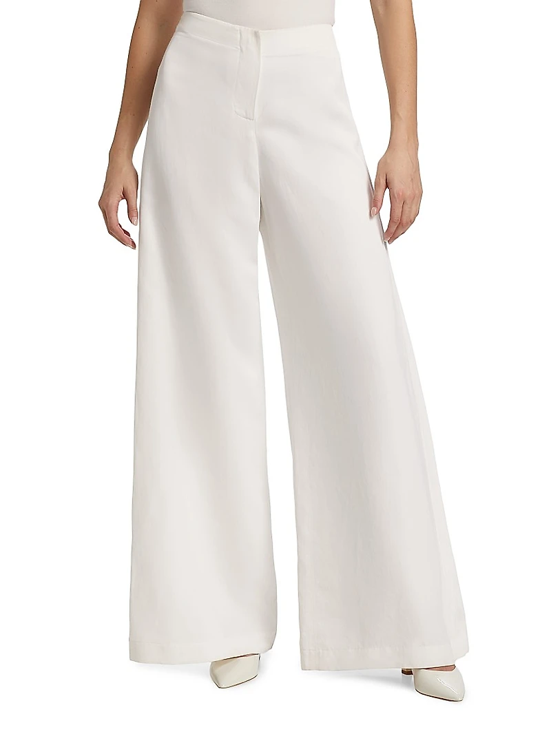 Stevie High-Rise Wide-Leg Pants
