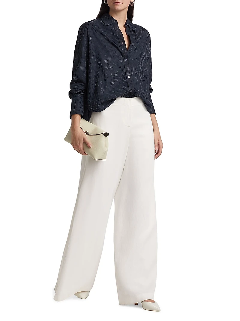 Stevie High-Rise Wide-Leg Pants