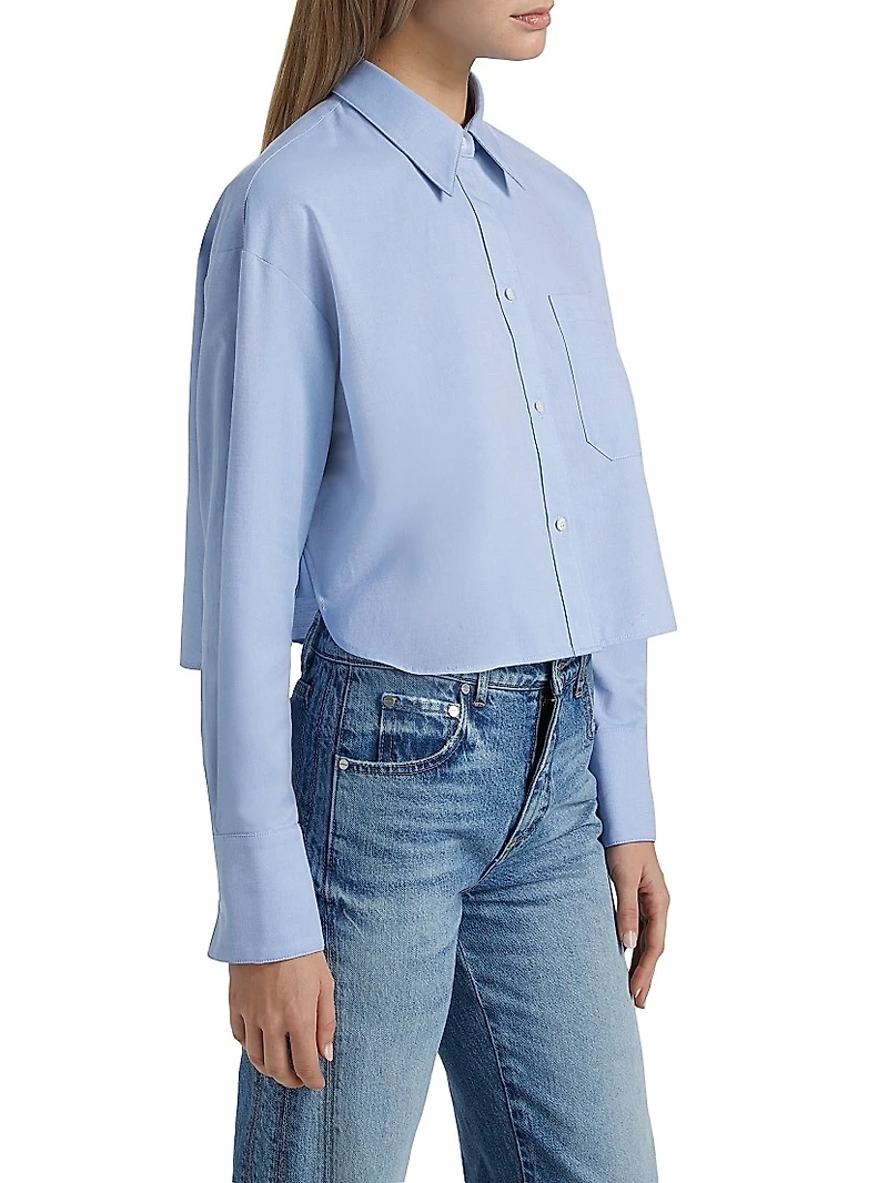 Little Big Joe Cropped Oxford Shirt