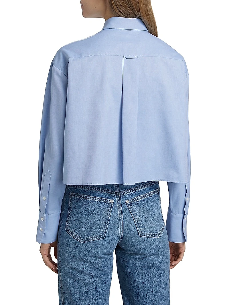 Little Big Joe Cropped Oxford Shirt
