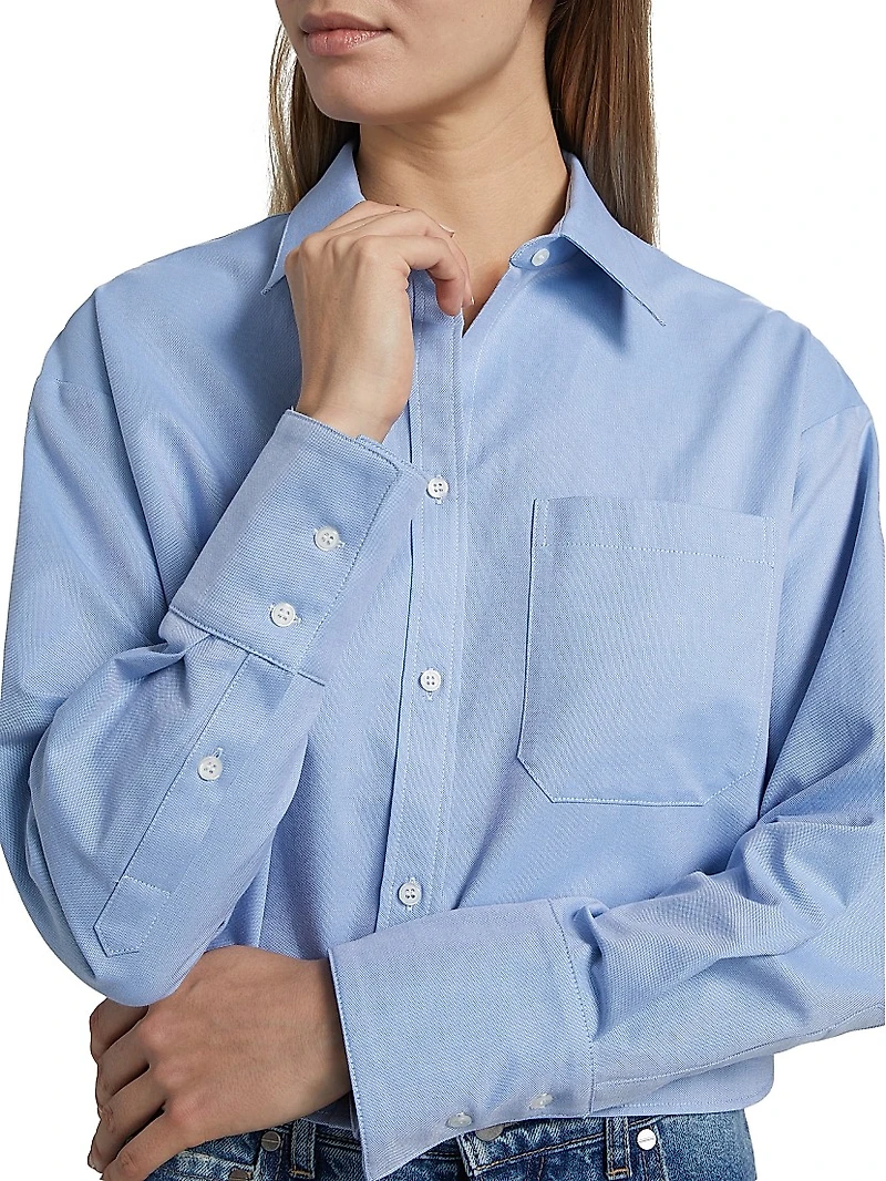 Little Big Joe Cropped Oxford Shirt