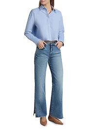 Little Big Joe Cropped Oxford Shirt