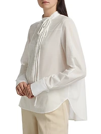 Gabriel Cotton Voile Tieneck Shirt