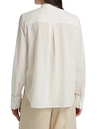Gabriel Cotton Voile Tieneck Shirt