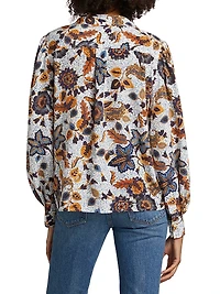 Florian Floral Silk Blouse