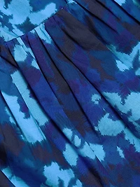 Imara Floral Cotton Poplin Midi-Dress