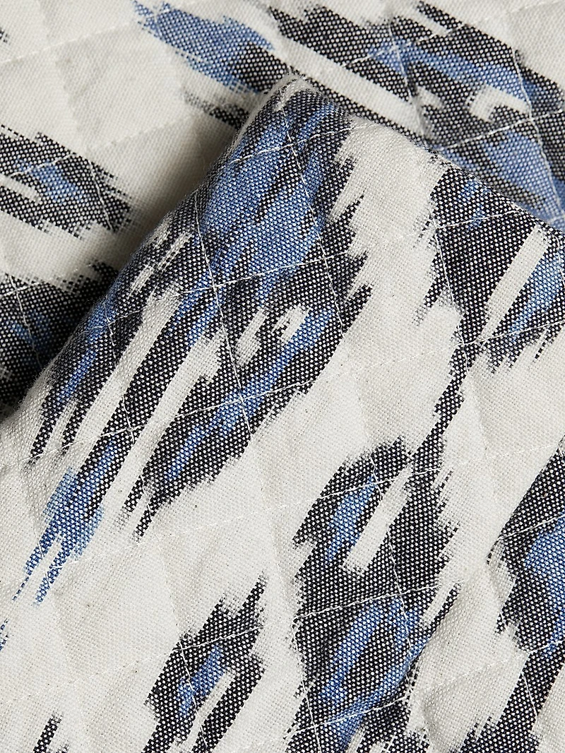 Zina Cotton Wrap Miniskirt