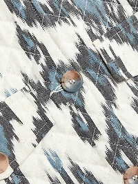 Dione Printed Cotton Crop Jacket