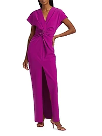 Jackie Twist-Front Gown