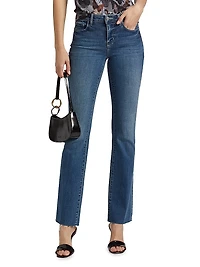 Sneeki Low-Rise Straight-Leg Jeans