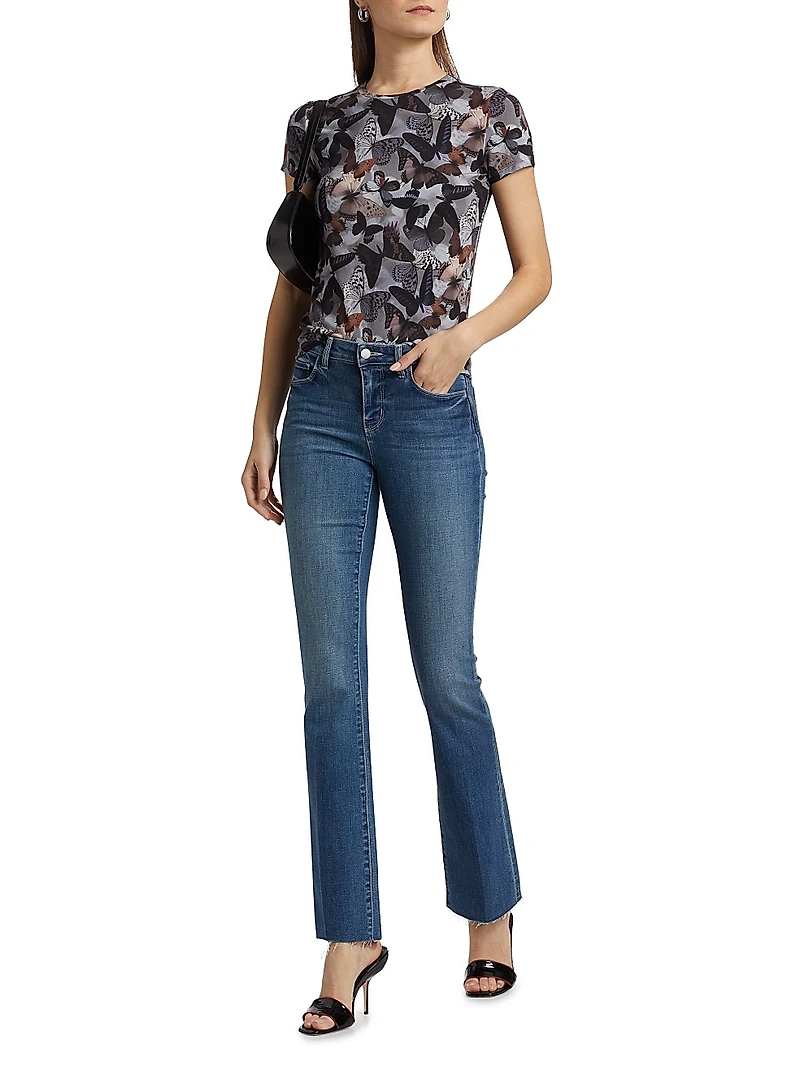 Sneeki Low-Rise Straight-Leg Jeans