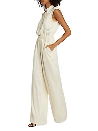 Rabiya Sleeveless Straight-Leg Jumpsuit