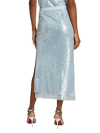 Annita Sequin Midi-Skirt
