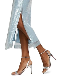 Annita Sequin Midi-Skirt
