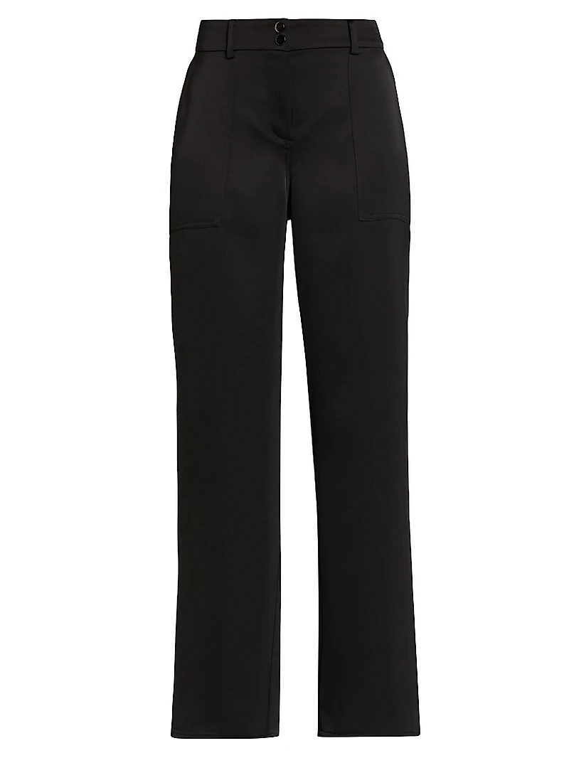 Allena High-Rise Straight-Leg Pants