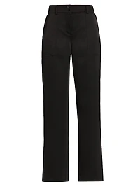 Allena High-Rise Straight-Leg Pants