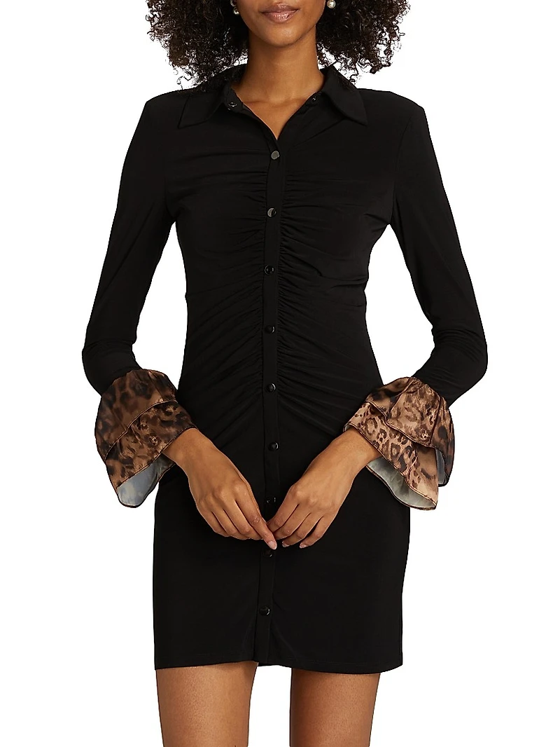 Arden Ruched Minidress