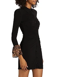 Arden Ruched Minidress