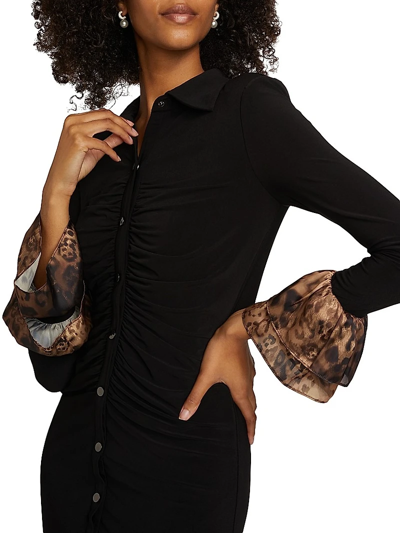 Arden Ruched Minidress